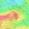 Park Borisova Gradina topographic map, elevation, terrain