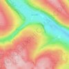 Arncliffe topographic map, elevation, terrain