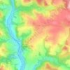 Chlum topographic map, elevation, terrain