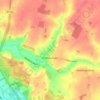 Coddenham topographic map, elevation, terrain