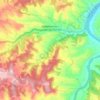 Valdeltormo / la Vall del Tormo topographic map, elevation, terrain