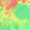 Bracciano topographic map, elevation, terrain
