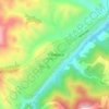 Kalbajar topographic map, elevation, terrain