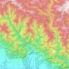 Chukha topographic map, elevation, terrain