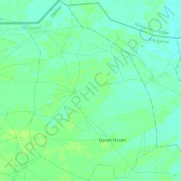 Turbus topographic map, elevation, terrain