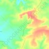 Barai topographic map, elevation, terrain