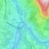 Bellegarde-sur-Valserine topographic map, elevation, terrain