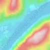 Wast Water topographic map, elevation, terrain