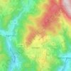 Gresgen topographic map, elevation, terrain