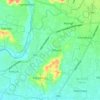 Pandak topographic map, elevation, terrain