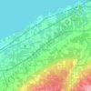 Town of Sheridan topographic map, elevation, terrain