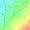 Pesantren topographic map, elevation, terrain