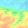 Barsham topographic map, elevation, terrain