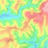 Churchstow topographic map, elevation, terrain
