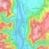 Laveyron topographic map, elevation, terrain