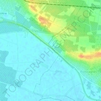 34420 topographic map, elevation, terrain