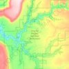 Natural Bridges National Monument topographic map, elevation, terrain