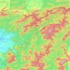 Putussibau Selatan topographic map, elevation, terrain
