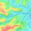 Turrella topographic map, elevation, terrain
