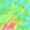 Prat de Comte topographic map, elevation, terrain