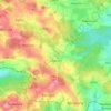 Ledenice topographic map, elevation, terrain