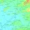 Korukonda topographic map, elevation, terrain