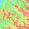Vețca topographic map, elevation, terrain