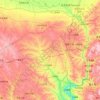 Jungar Banner topographic map, elevation, terrain