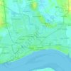 Kingston upon Hull topographic map, elevation, terrain