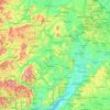 River Severn topographic map, elevation, terrain