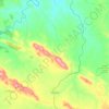 Valsequillo topographic map, elevation, terrain