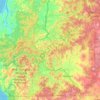 Rogue River topographic map, elevation, terrain