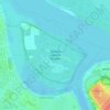 Great War Island topographic map, elevation, terrain