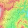 Distrito de Sunto topographic map, elevation, terrain