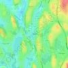 Cavan topographic map, elevation, terrain