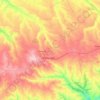 Більмацький район topographic map, elevation, terrain