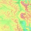塔合曼乡 topographic map, elevation, terrain