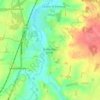 Stoke Holy Cross topographic map, elevation, terrain