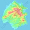 Thasos topographic map, elevation, terrain
