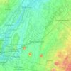 Rivière Yamaska topographic map, elevation, terrain