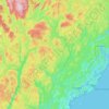 Froland topographic map, elevation, terrain
