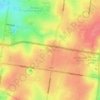 Burwood East topographic map, elevation, terrain