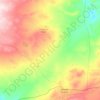Khanbogd topographic map, elevation, terrain