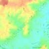 Hillesden topographic map, elevation, terrain