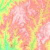 Campo Alegre de Goiás topographic map, elevation, terrain