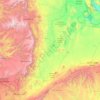 Awash topographic map, elevation, terrain