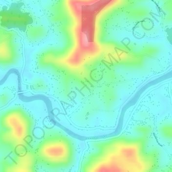 Madampam topographic map, elevation, terrain
