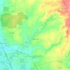 Xã Phước Bình topographic map, elevation, terrain