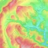 Adršpach topographic map, elevation, terrain
