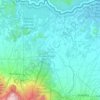 Cantón de Sarapiquí topographic map, elevation, terrain